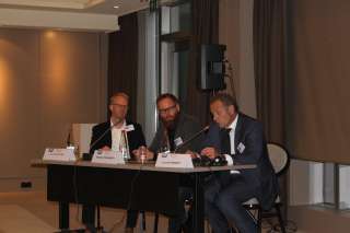 Table ronde avec Jan Zutavern, Antoine Fischbach et Laurent Probst  (d.g.à.d)